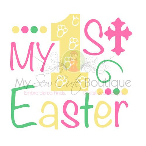 Easter Svg Files My 1st Easter Svg My First Easter Svg Svg 1st Easter Svg Easter Bunny Svg First Easter Svg Baby Svg Bunny Svg So Fontsy