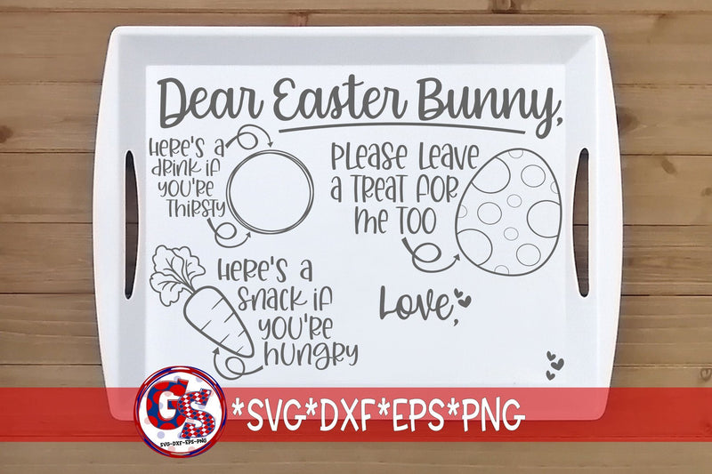 Easter Tray Placemat SVG DXF EPS PNG-Easter - So Fontsy