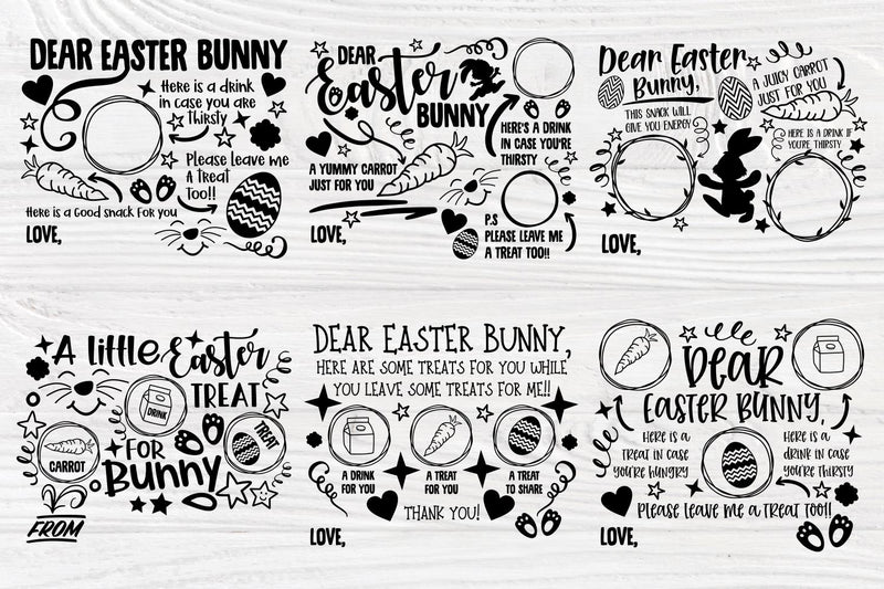 Download Easter Tray SVG Bundle, Dear Easter Bunny Svg - So Fontsy