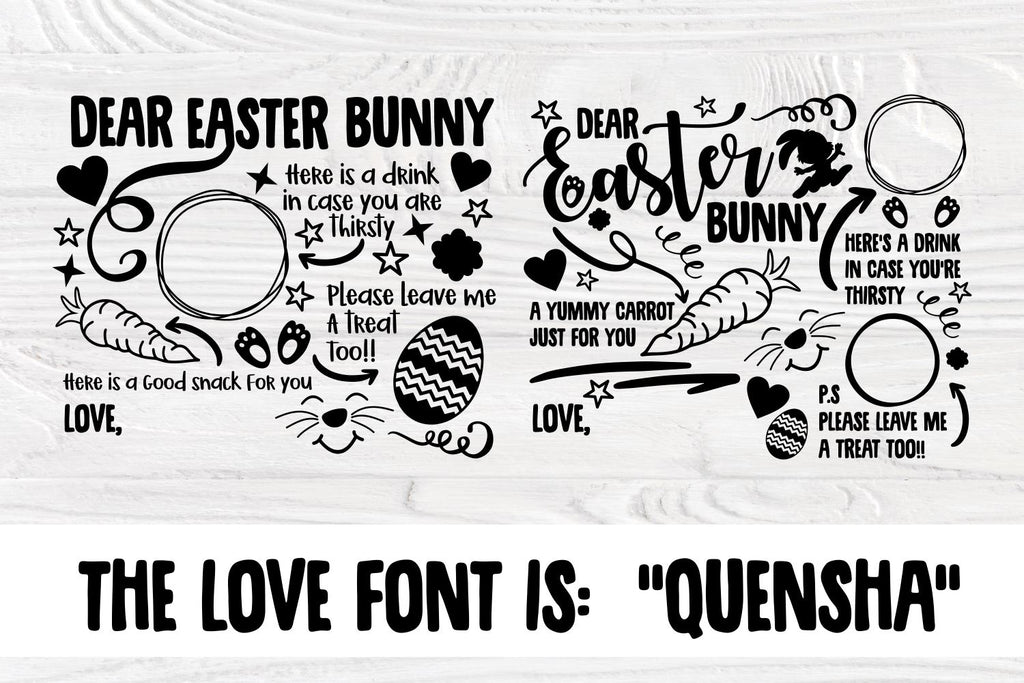 Download Easter Tray SVG Bundle, Dear Easter Bunny Svg - So Fontsy