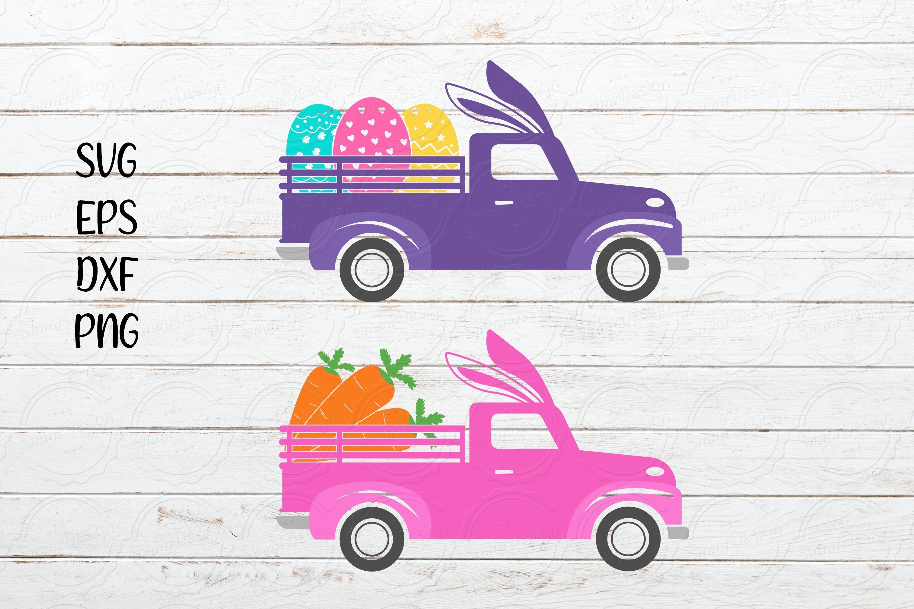 Download Easter Truck Svg Easter Cut File For Cricut Vintage Pickup Easter Egg Truck Svg Bunny Carrot Truck Svg So Fontsy