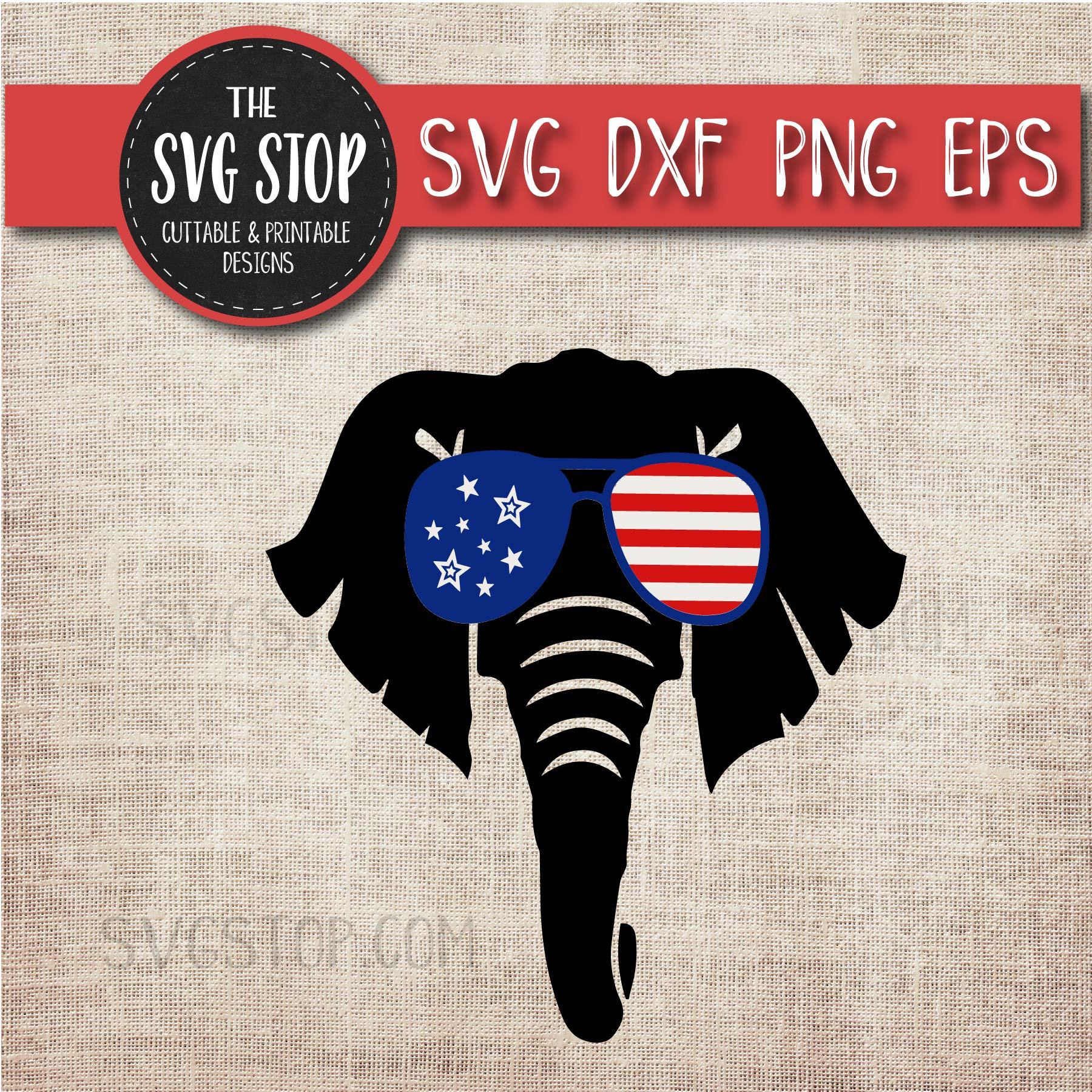 Free Free 288 Elephant With Glasses Svg SVG PNG EPS DXF File