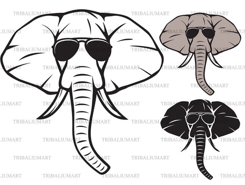 Free Free 177 Elephant Head Svg SVG PNG EPS DXF File