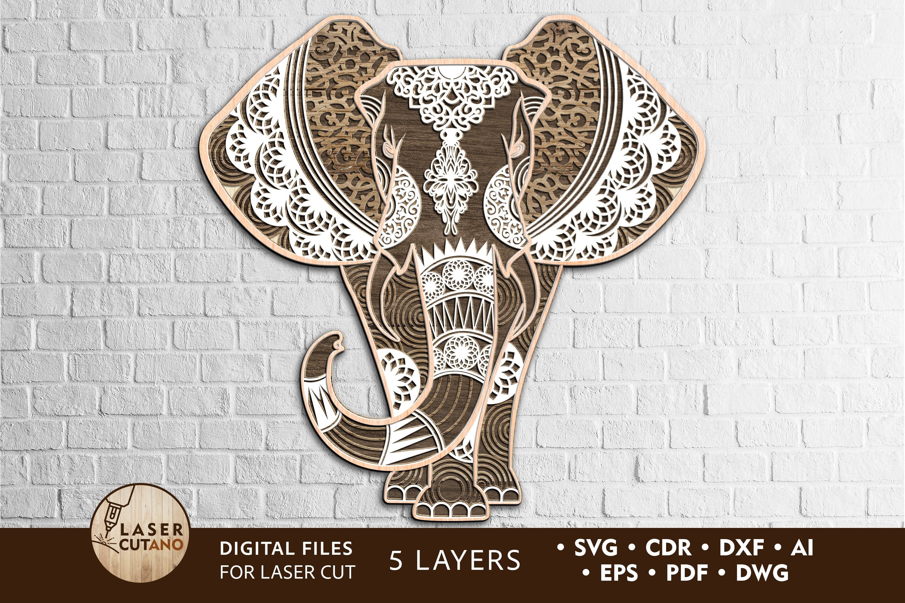 Free Free 212 Cricut Mandala Elephant SVG PNG EPS DXF File