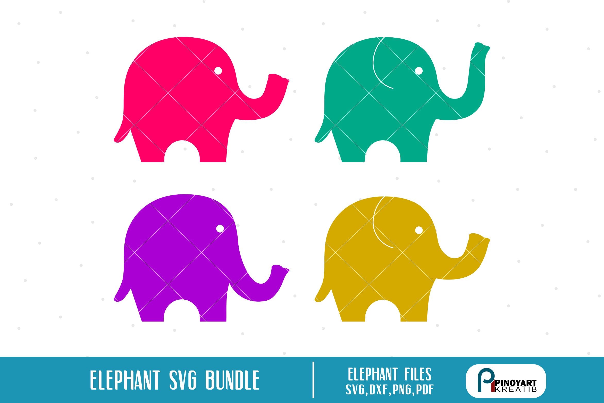 Download Elephant Svg Bundle So Fontsy