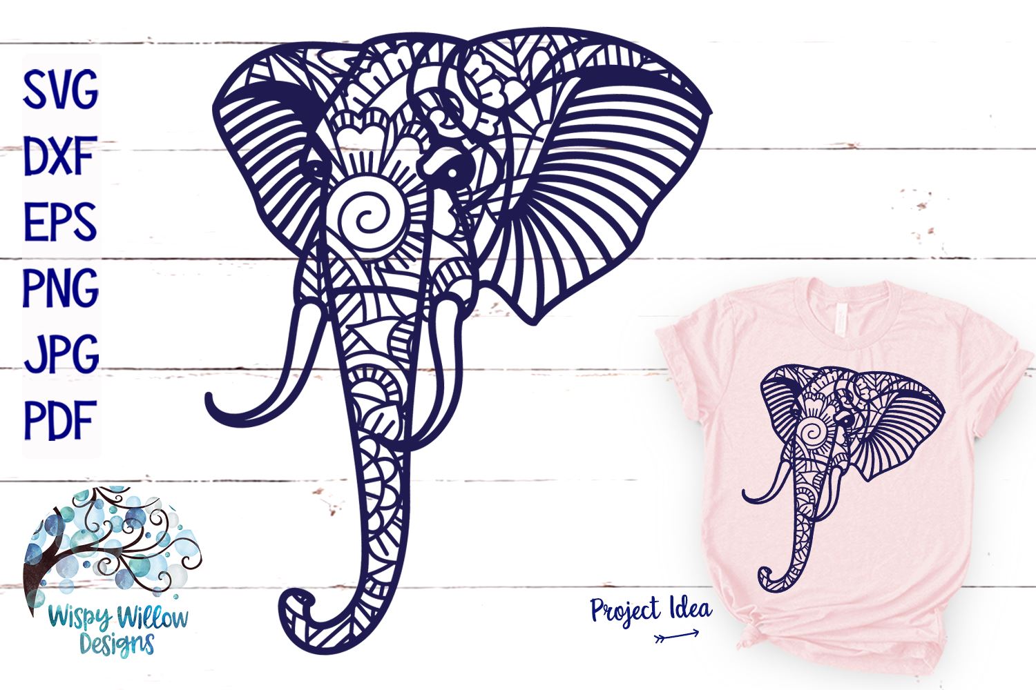 Free Free 244 Elephant Zentangle Svg SVG PNG EPS DXF File