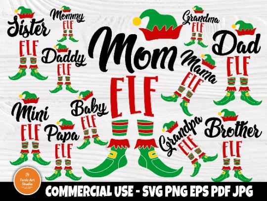 Download Elf Svg Christmas Svg Bundle Elf Hat Svg Files So Fontsy