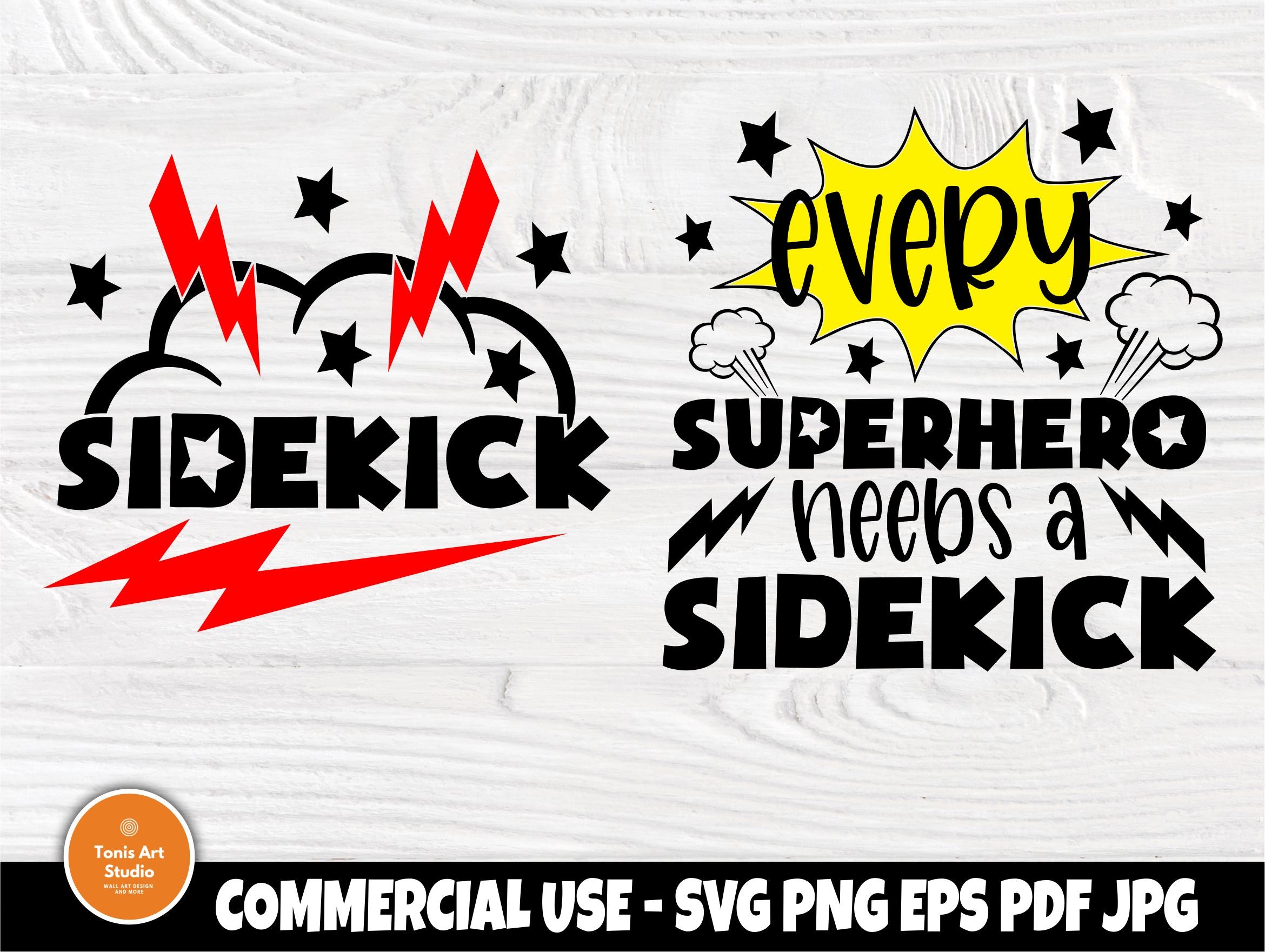 Download Every Superhero Needs A Sidekick Svg Png Eps Pdf Jpg Cut File Daddy And Son Svg Baby Boy Svg Superhero Svg Cameo Cricut Baby Onesie Svg So Fontsy