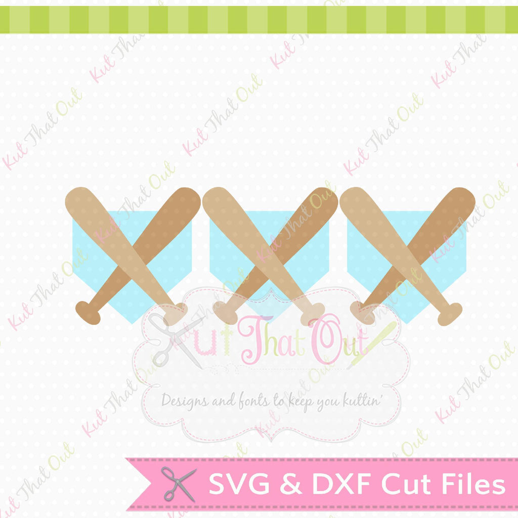 EXCLUSIVE Baseball Home Plate Argyle SVG & DXF Design File ...