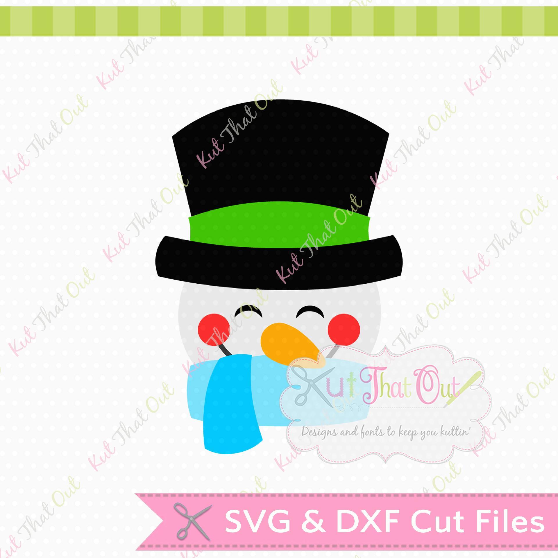 Download Exclusive Sweet Snowman Face Svg Dxf Cut File So Fontsy