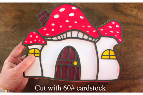Download Fairy Mushroom House Layered Svg File So Fontsy