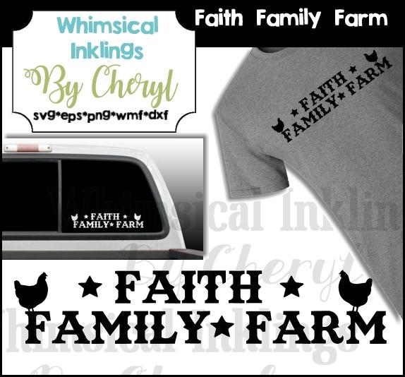Download Faith Family Farm Svg So Fontsy