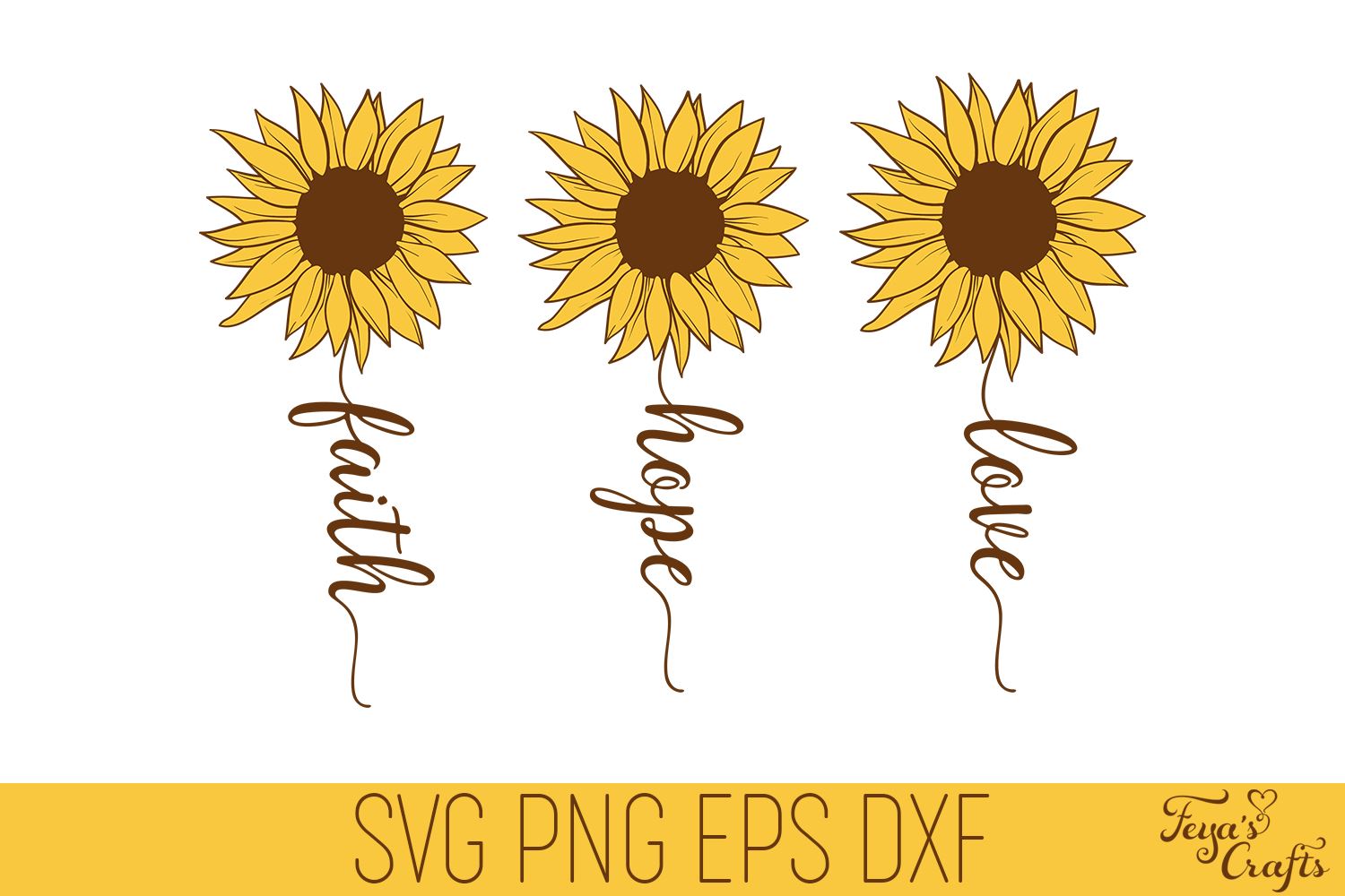 Free Free 61 Sunflower Faith Svg Free SVG PNG EPS DXF File