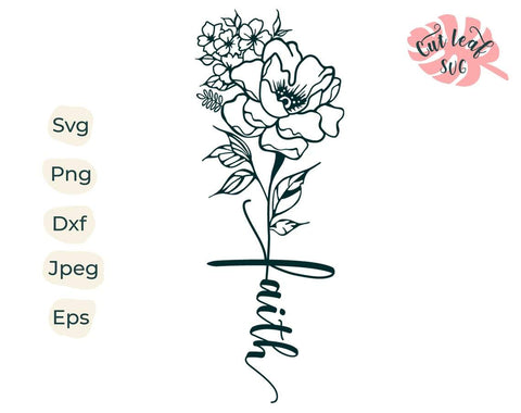 Download Faith Svg Christian Svg Cross Svg Religious Svg Jesus Svg Blessed Svg Floral Svg Flower Svg Flourish Svg Church Svg Faith Cross So Fontsy