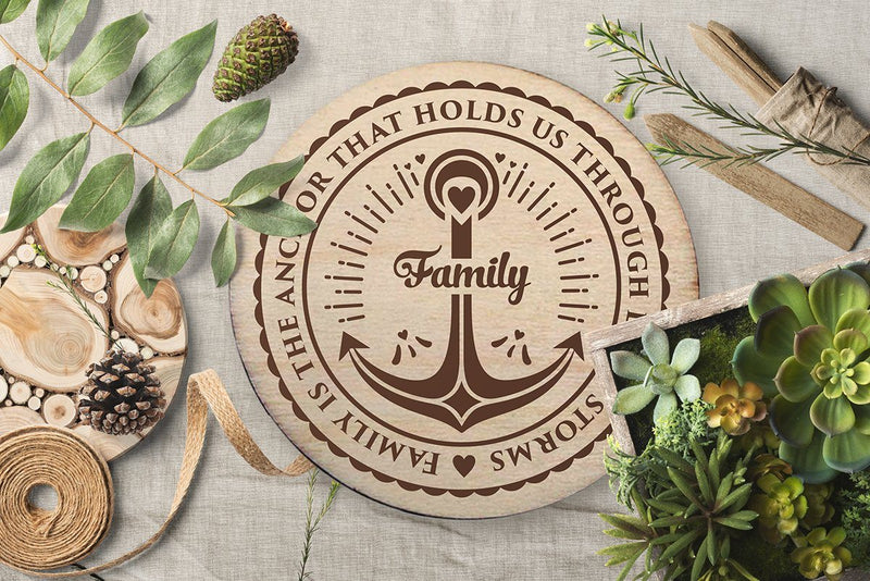 Download Family is the anchor that holds us through Family SVG Quote cut file - So Fontsy