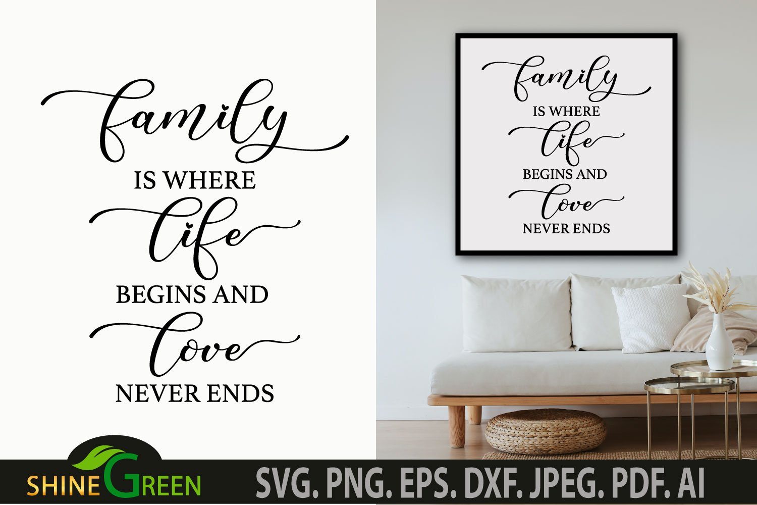 Download Family Is Where Life Begins Svg Home Farmhouse Sign So Fontsy
