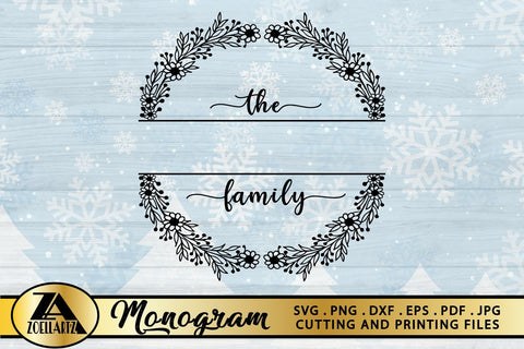 Free Free 278 Wreath Family Monogram Svg Free SVG PNG EPS DXF File
