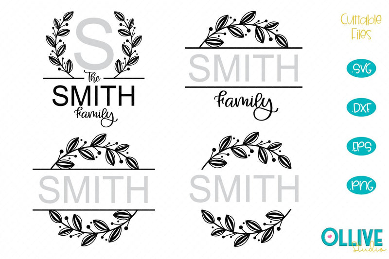 Free Free 155 Family Split Monogram Svg Free SVG PNG EPS DXF File