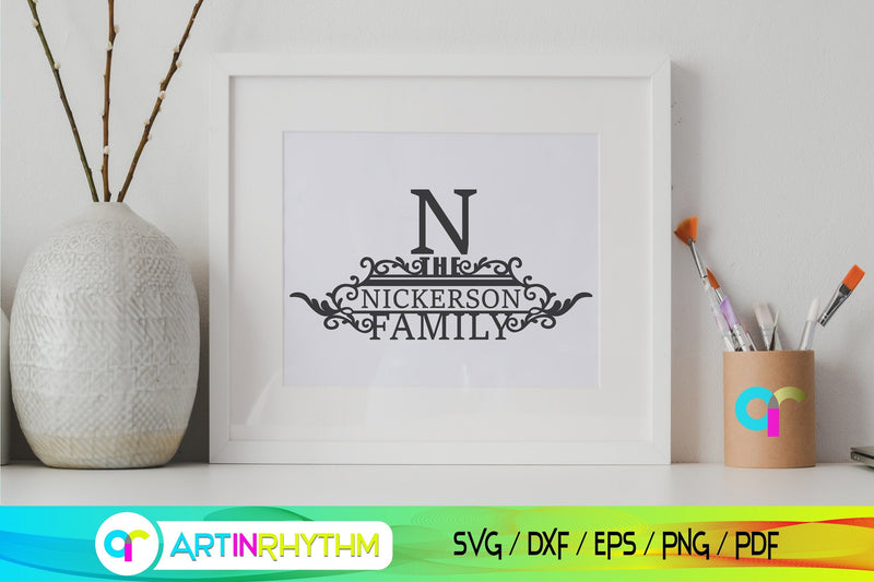 Free Free 122 Family Split Monogram Svg Free SVG PNG EPS DXF File