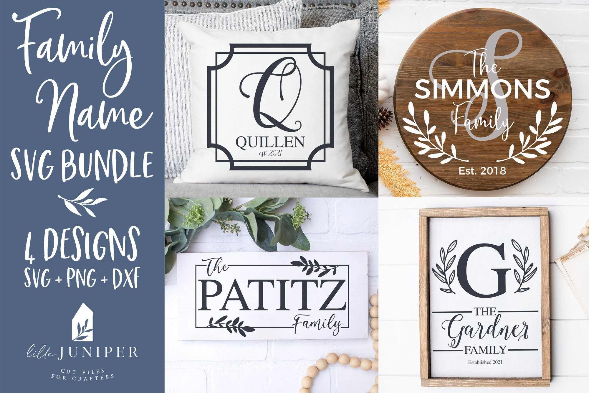 Download Family Name Svg Bundle Last Name Sign Bundle So Fontsy