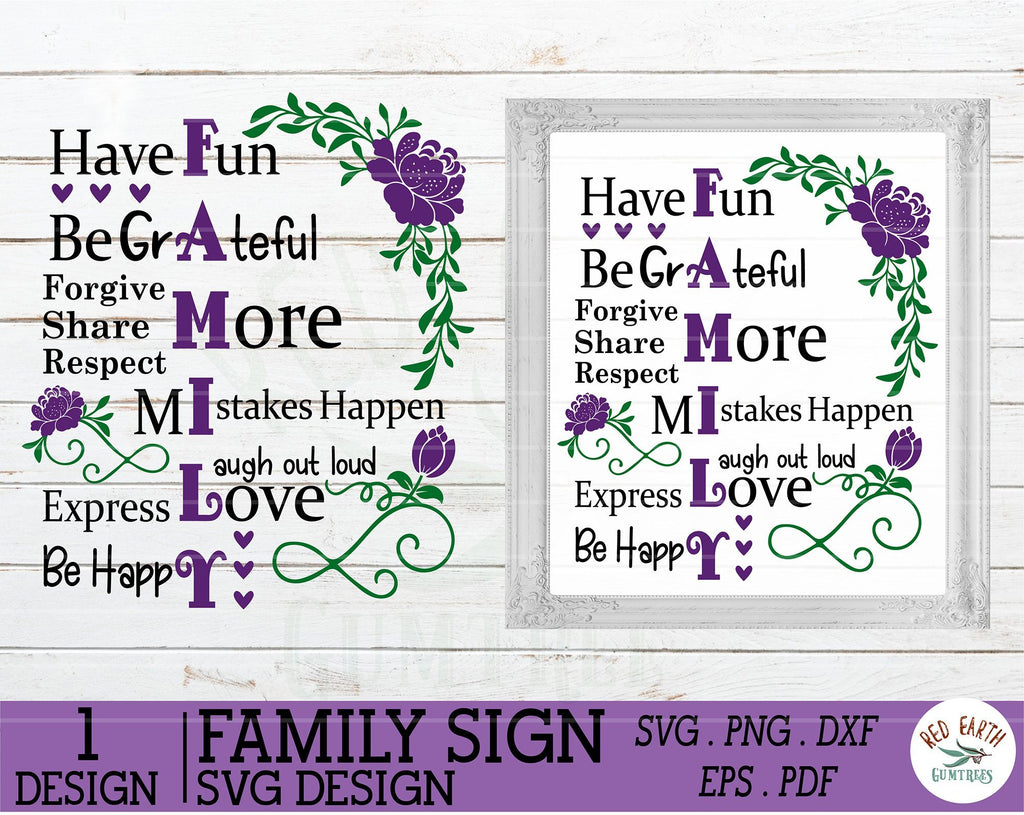 Free Free 277 Family Rules Svg SVG PNG EPS DXF File