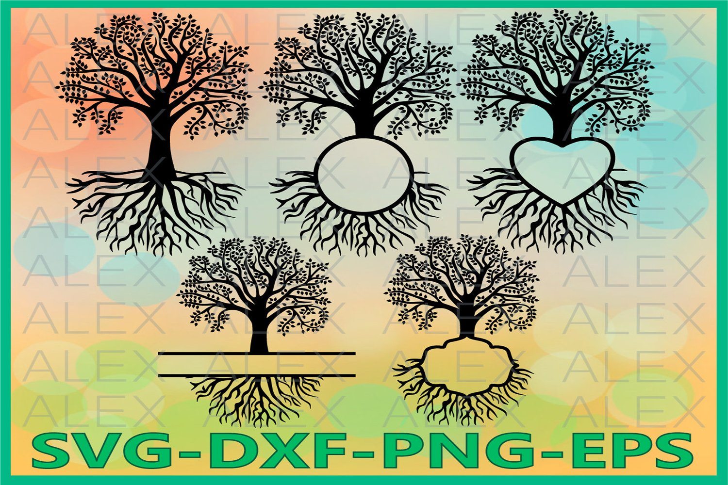 Download Family Tree Svg Tree Monogram So Fontsy