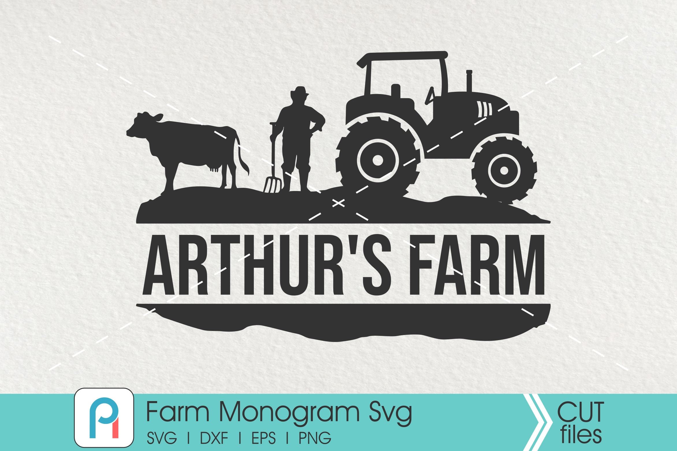 Download Farm Monogram Svg Farm Svg Farmer Svg Farm Split Monogram So Fontsy