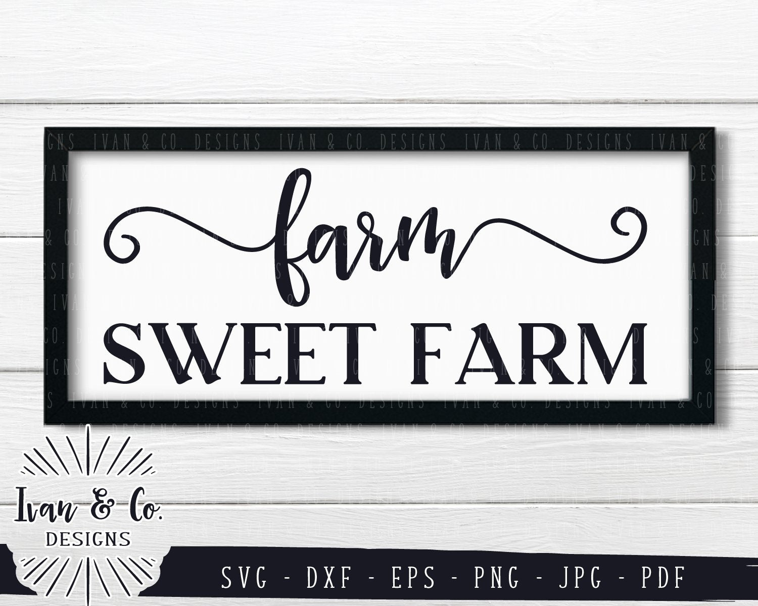 Farm Sweet Farm Svg Files Welcome Farmhouse Style Family Home Svg 772220930 So Fontsy