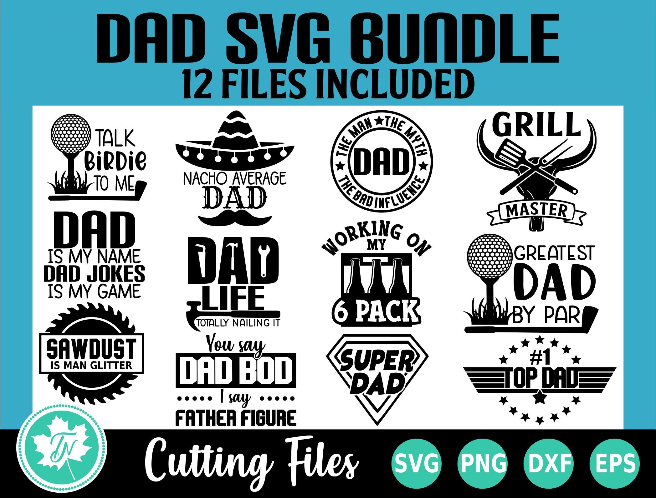 Download Fathers Day Svg Bundle 12 Pack So Fontsy