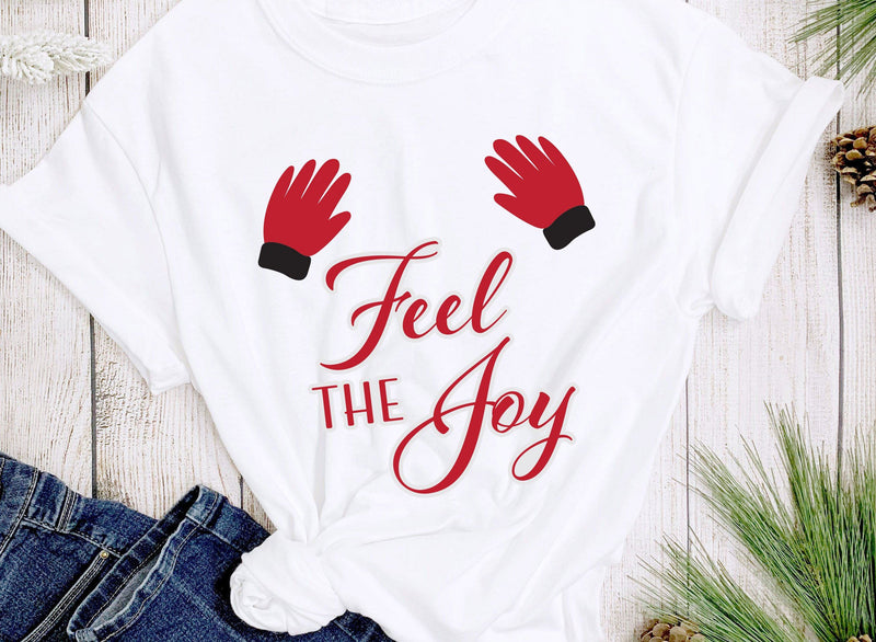 Feel The Joy Womens Naughty Christmas Adult Svg Design So Fontsy