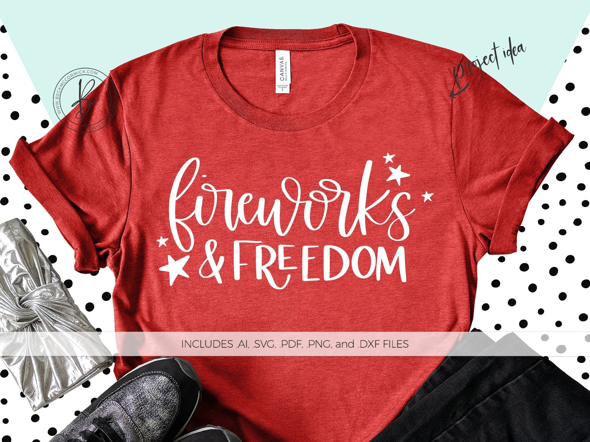 Download Fireworks And Freedom Svg So Fontsy