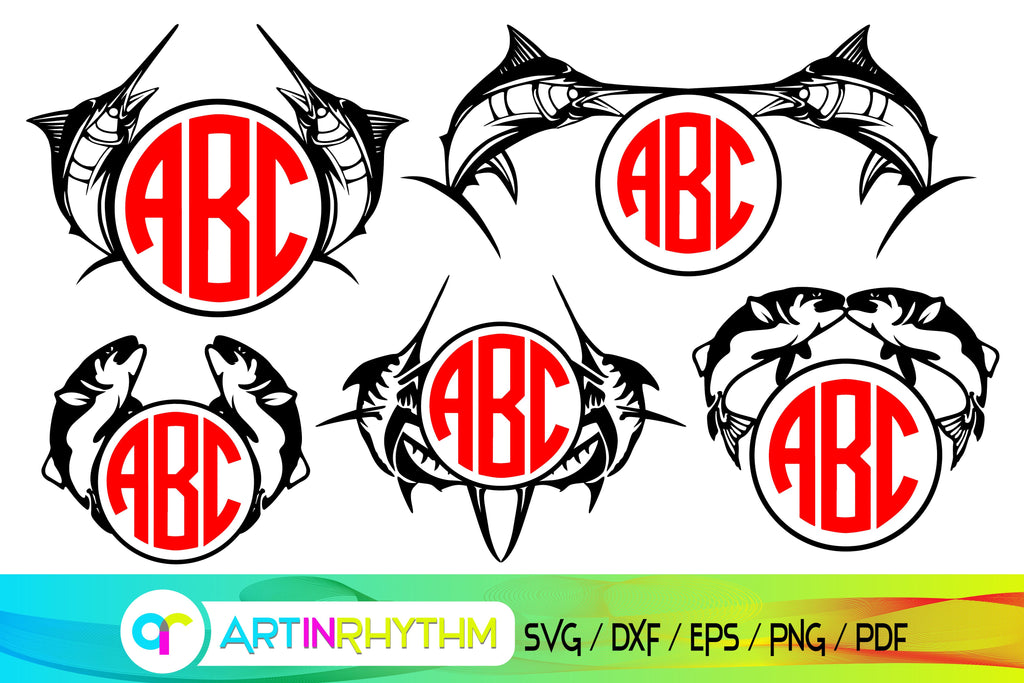 Free Free 184 Fishing Monogram Svg SVG PNG EPS DXF File