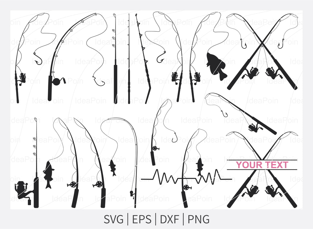 Free Free 344 Fishing Pole Svg SVG PNG EPS DXF File