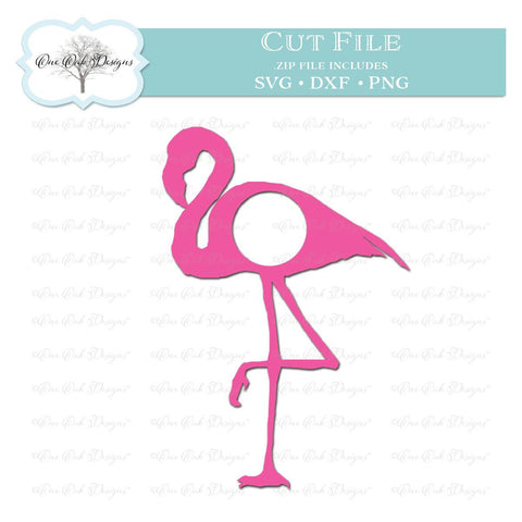 Download Flamingo Monogram Frame Svg Cut File So Fontsy