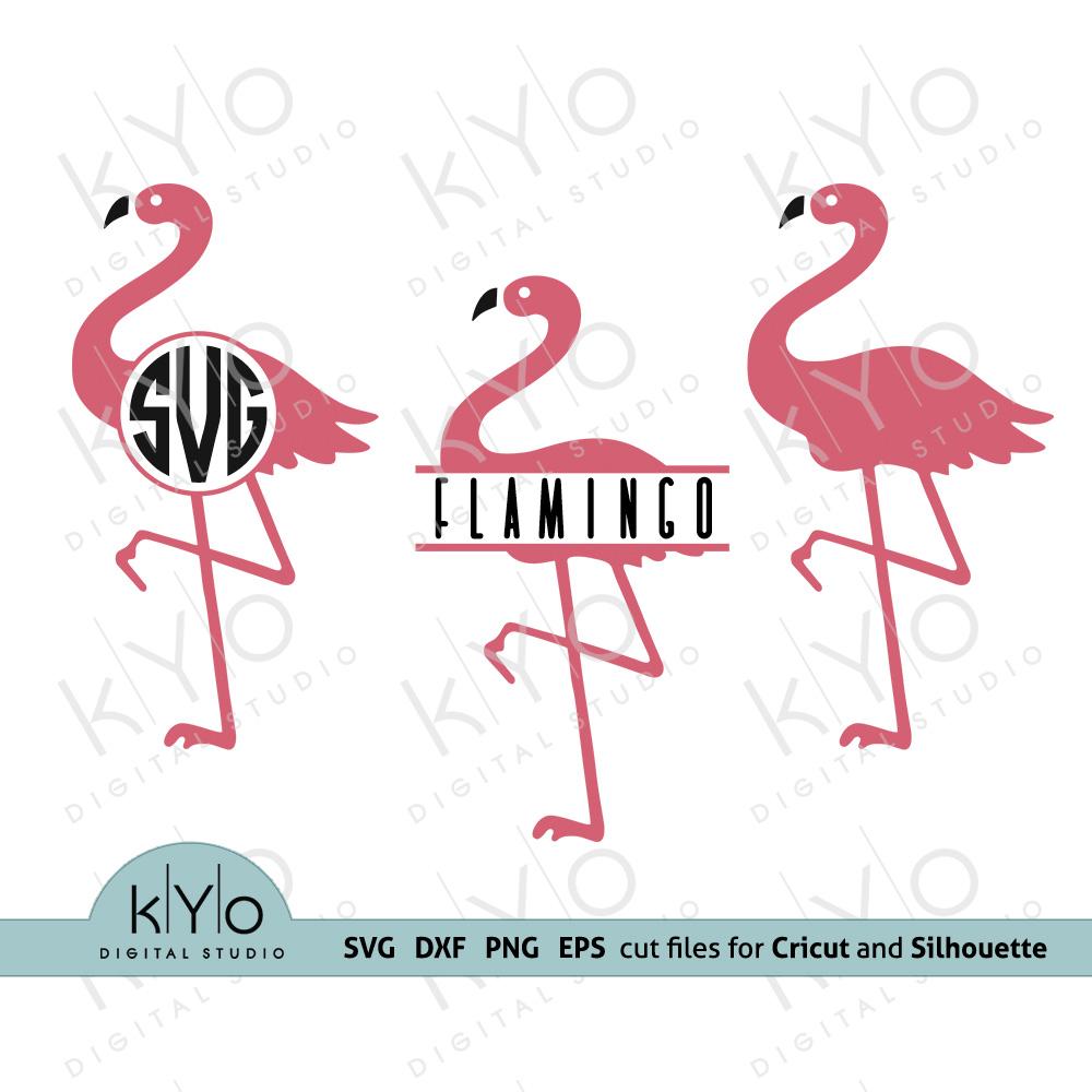 Download Flamingo Svg Files Split Flamingo Monogram Svg S So Fontsy