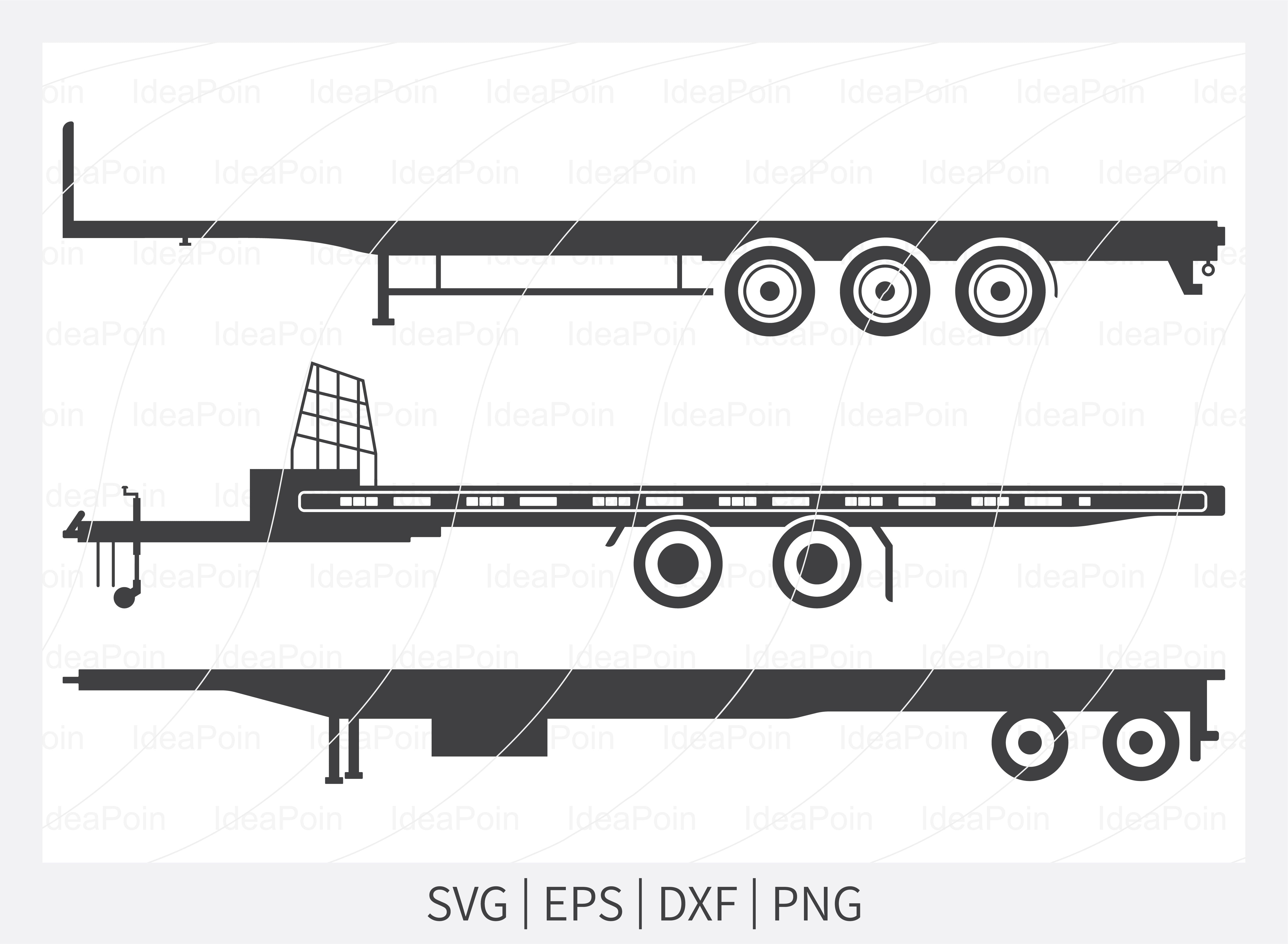 Free Free Truck Trailer Svg 749 SVG PNG EPS DXF File