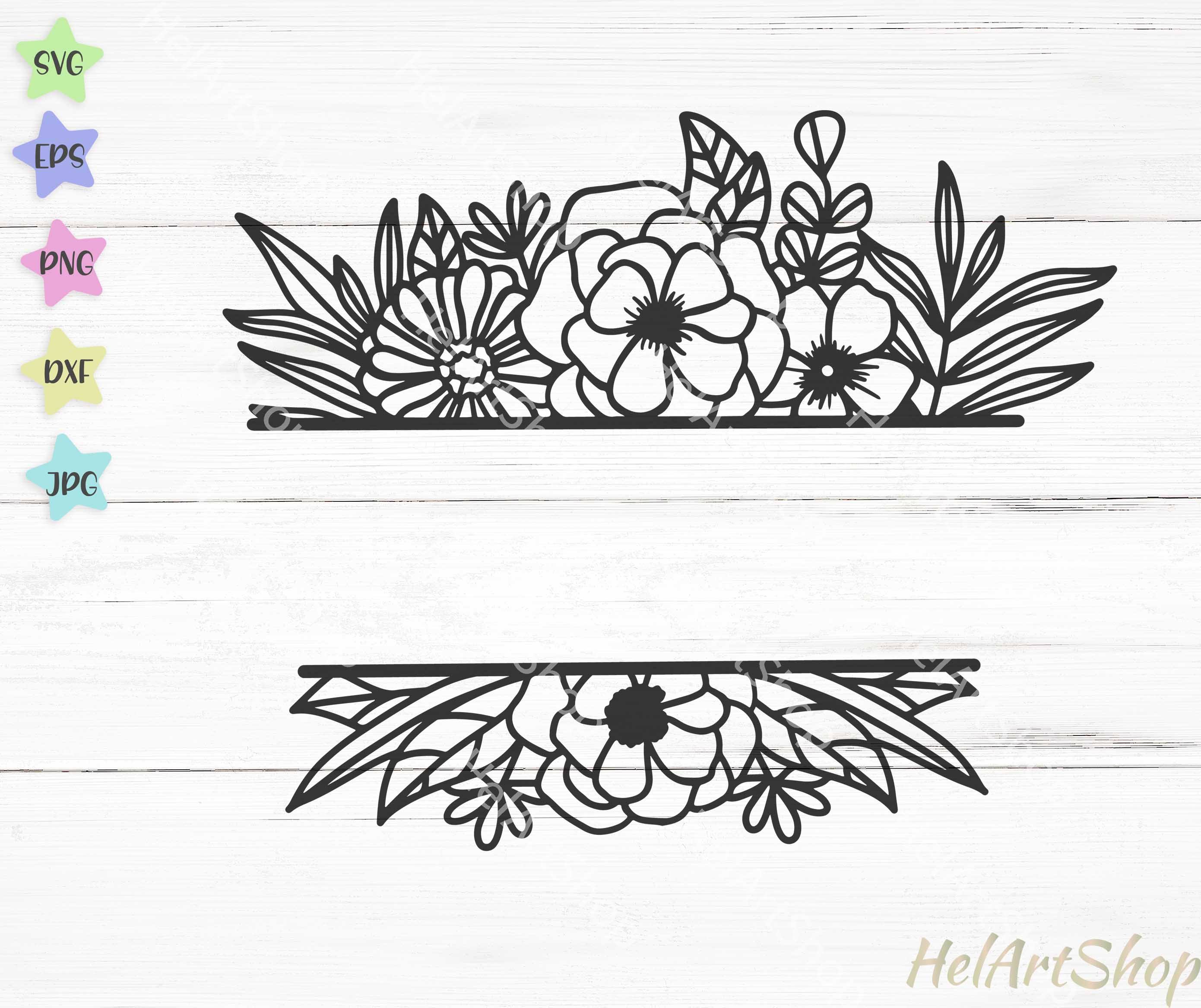 Download Floral Border Svg So Fontsy