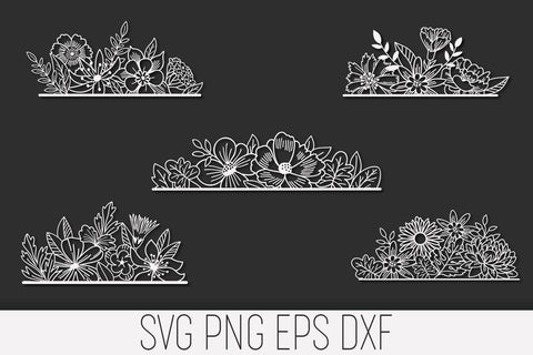 Download Floral Frames Svg Files Pack With 21 Items So Fontsy