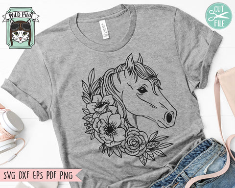 Free Free 121 Floral Horse Svg Free SVG PNG EPS DXF File