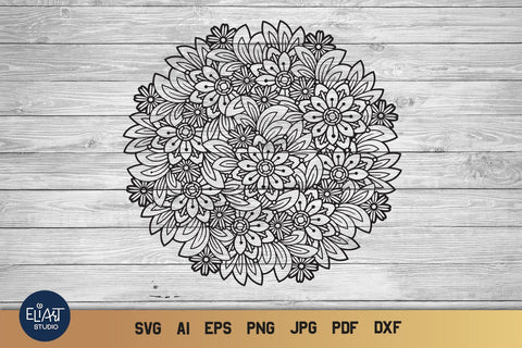 Free Free 206 Flower Mandala Svg SVG PNG EPS DXF File