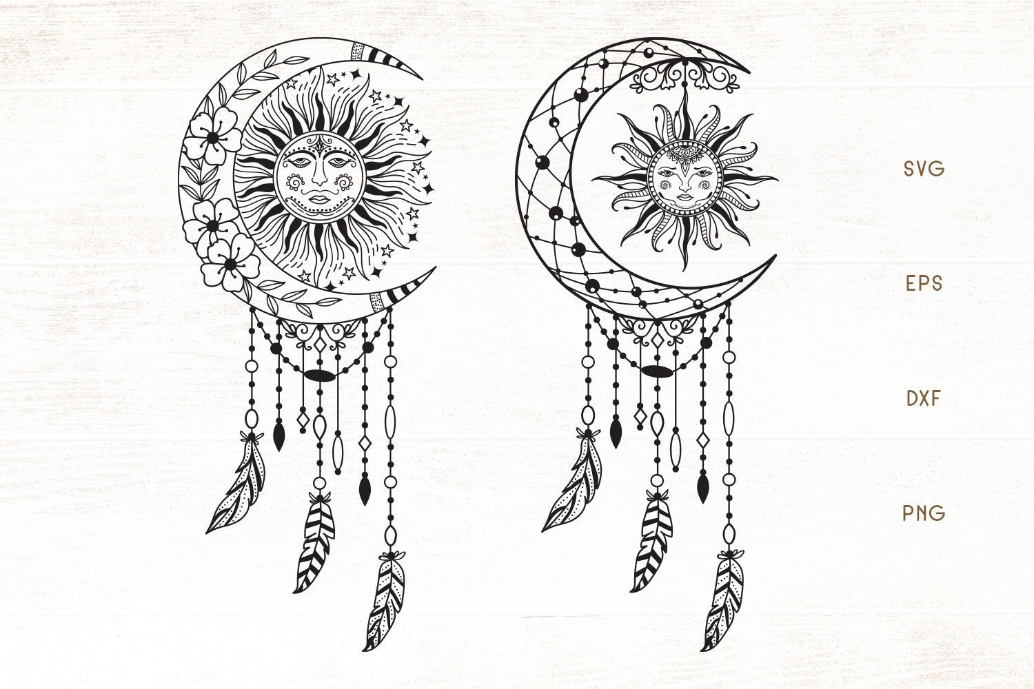 Free Free 174 Moon Dream Catcher Svg Free SVG PNG EPS DXF File