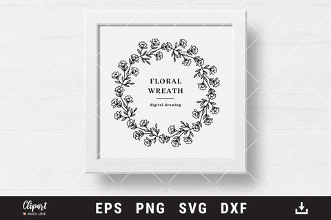 Free Free 207 Circle Flower Frame Svg SVG PNG EPS DXF File