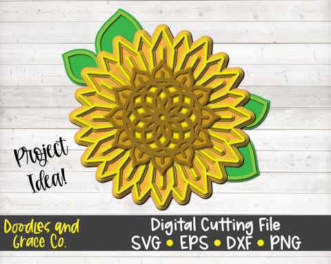 Download Flower 3d Layered Mandala Svg Bundle So Fontsy