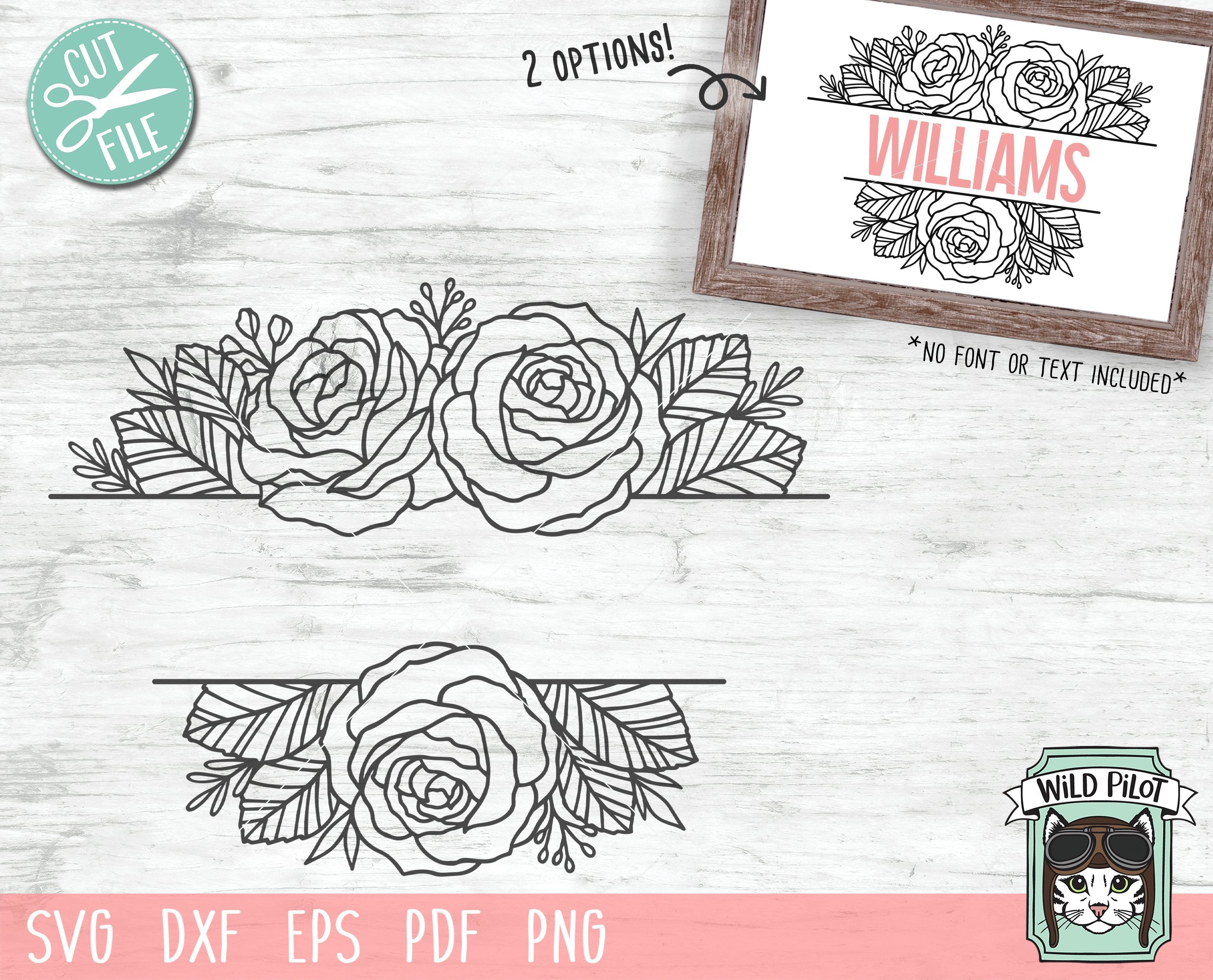 Free Free Flower Svg Monogram SVG PNG EPS DXF File