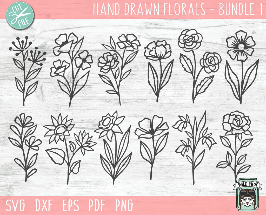 Free Free 71 Hand Drawn Wildflower Svg SVG PNG EPS DXF File
