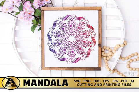 Download Flower Mandala Svg Hand Drawn Floral Mandala Svg Cut File So Fontsy