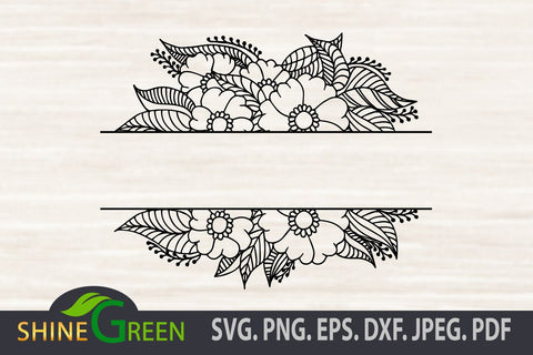 Free Free 212 Monogram Silhouette Flower Svg SVG PNG EPS DXF File