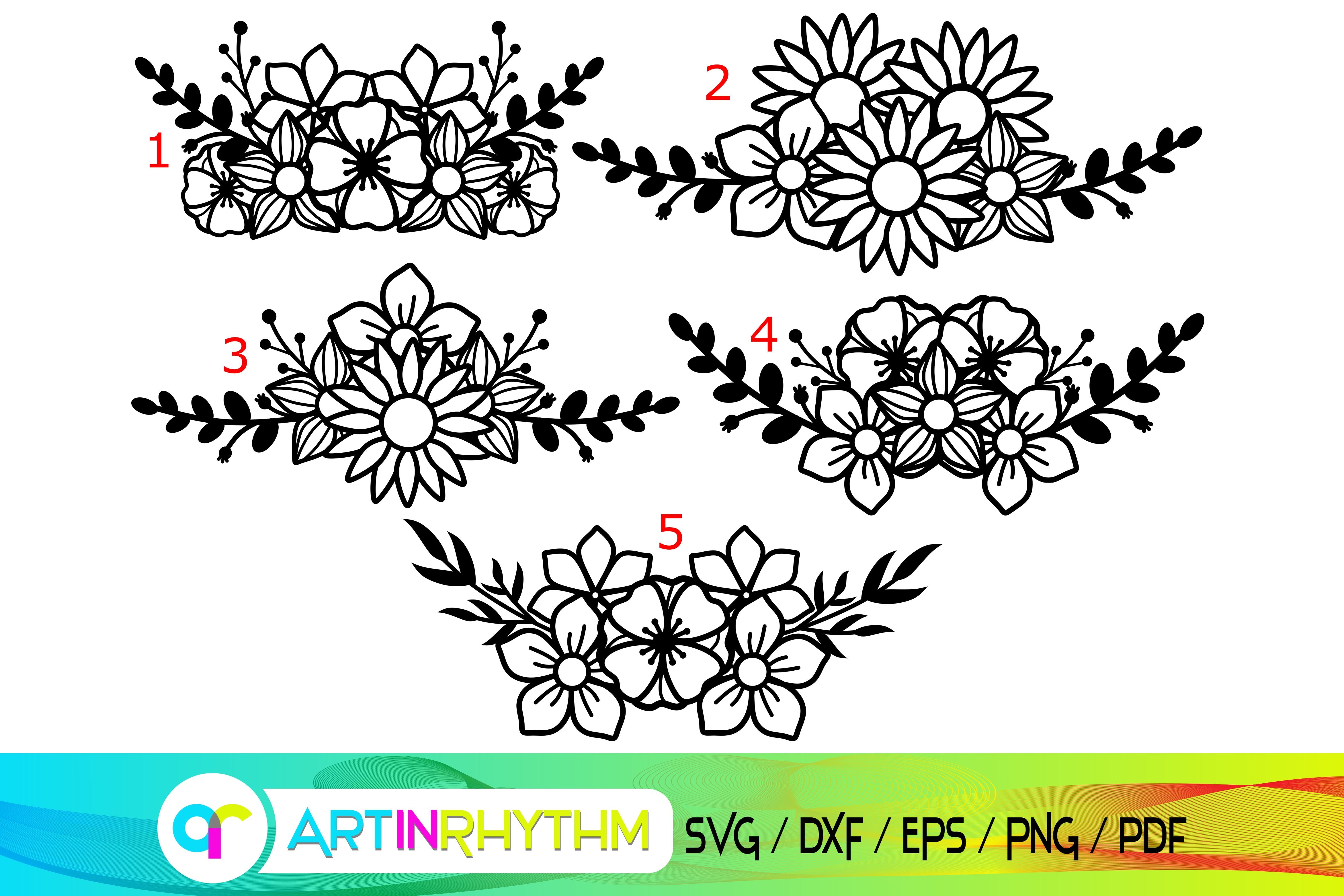 Download Flower Svg Bundle Floral Svg So Fontsy