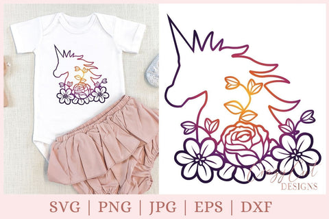 Download Flower Unicorn Svg File Cute Baby Svg So Fontsy