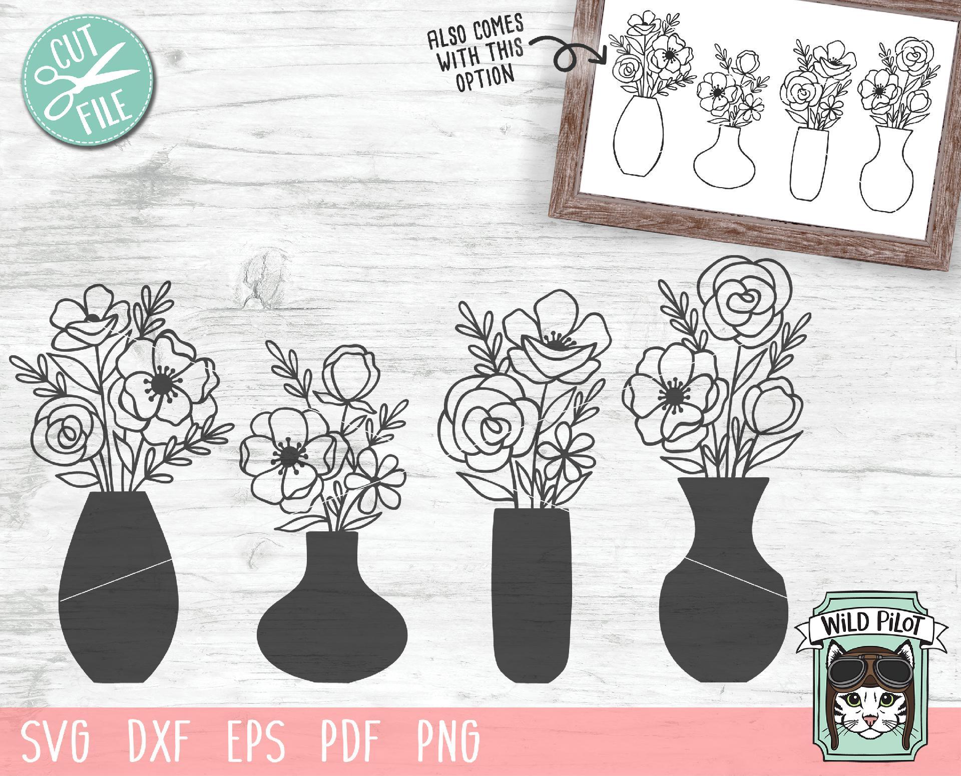 Free Free Flower Vase Svg Free 368 SVG PNG EPS DXF File